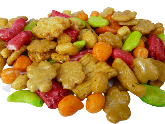 Rice Crackers Salad